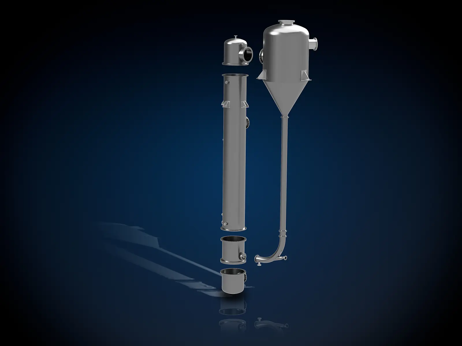 <p>The Klaren System is based on the fluidized bed principle.</p>